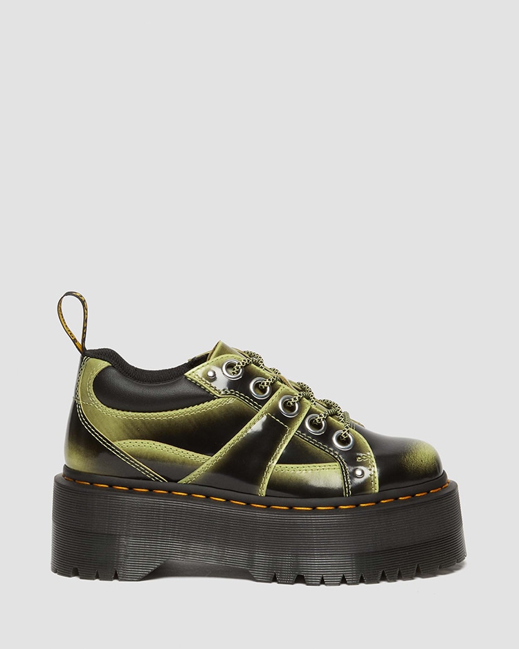 一度だけ履きましたDr.Martens QUAD MAX 5 ホール シューズ LIMEGREEN