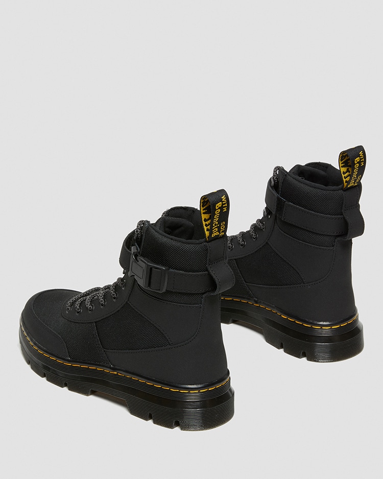 dr martens black combs tech