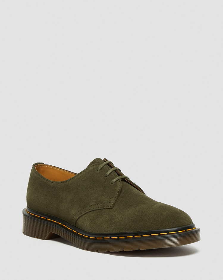 MIE SUEDE 1461 3 ホール シューズ(FOREST GREEN)