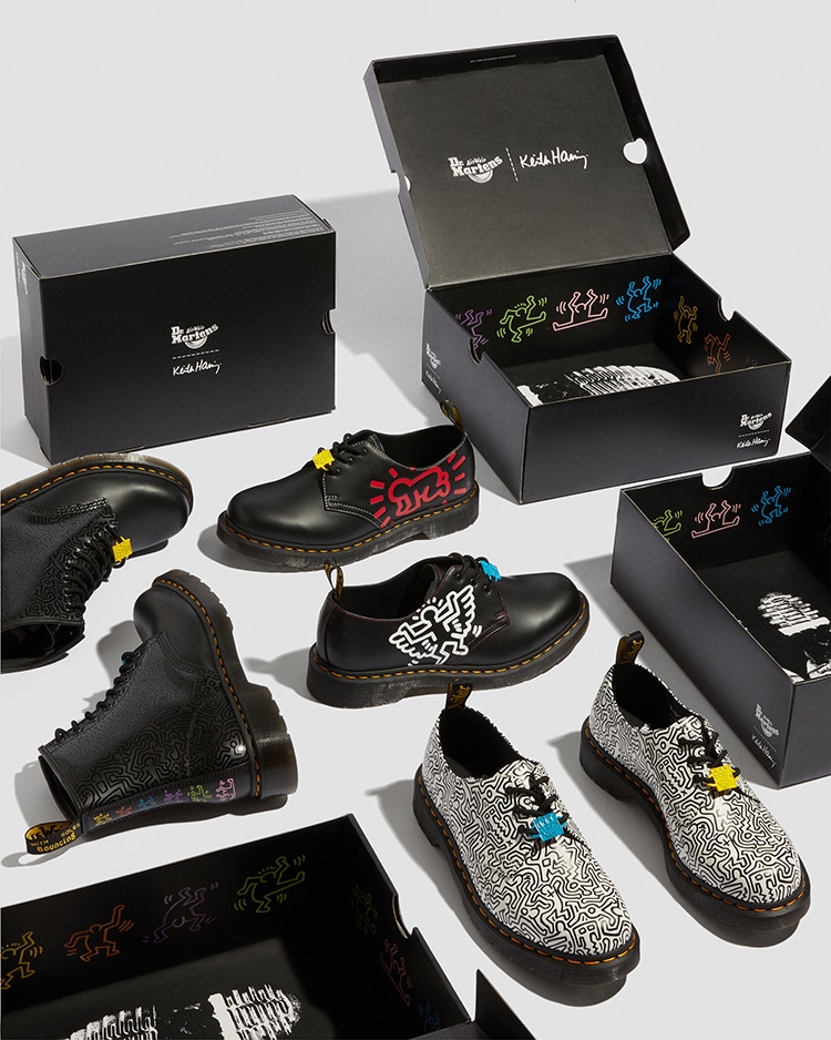 1461 Keith Haring 3 ホール シューズ ドクターマーチン公式オンラインショップ Dr Martens