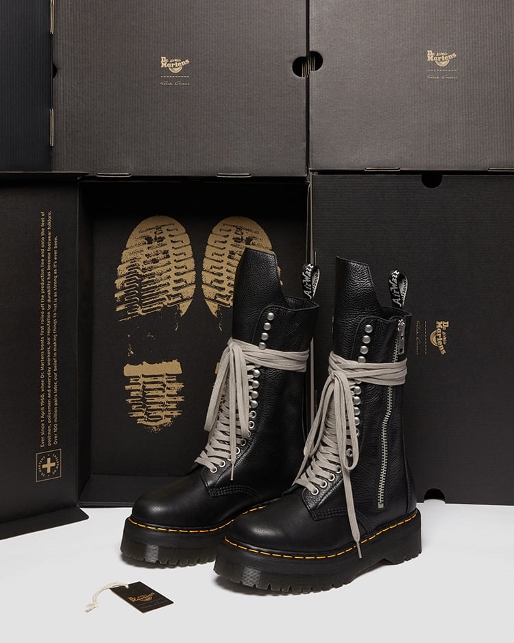 【US9】Rick OwensリックオウエンスDr.Martensブーツ新品