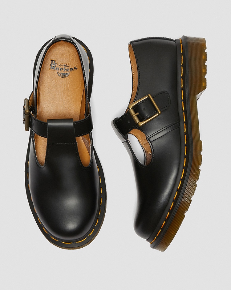 高級品市場 Dr.Martens Tバーシューズ ドクターマーチン POLLEY 靴