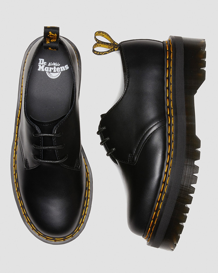 専用）1461 QUAD DS UK7 Dr. Martens 3ホール革靴 - ブーツ