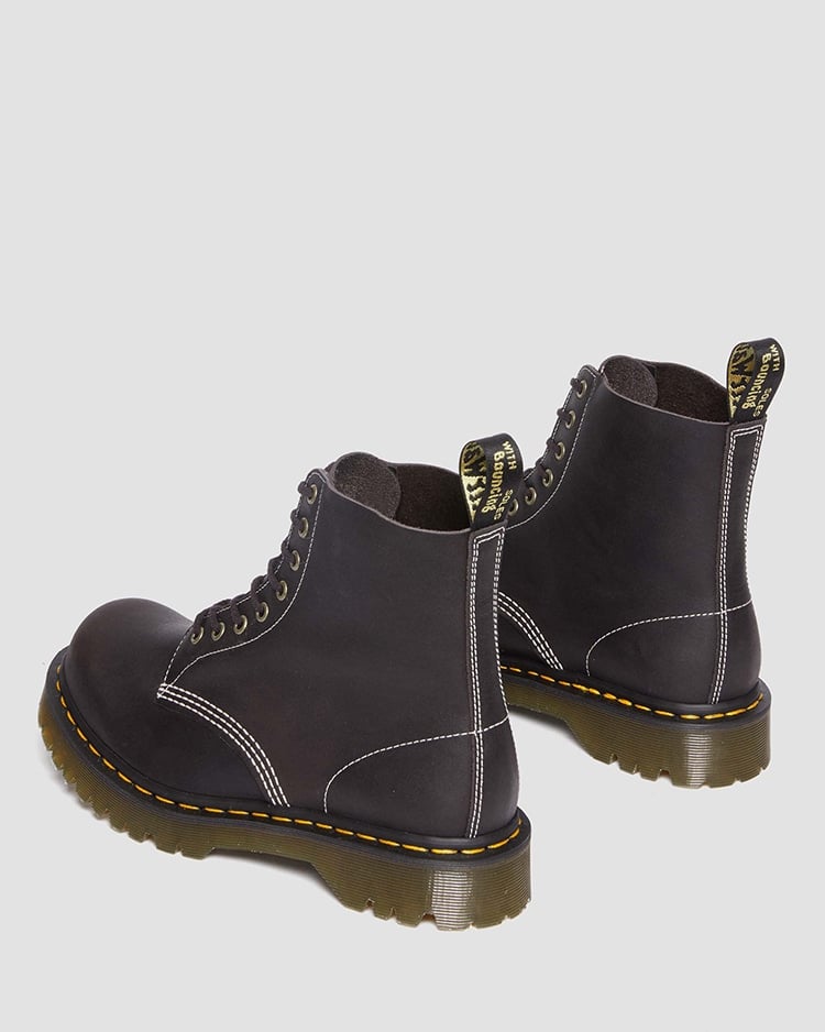 美品『未使用』 Dr.Martens ドクターマーチン PASCAL 8ホールブーツ 1460 ブーツ レザー ダークグレー