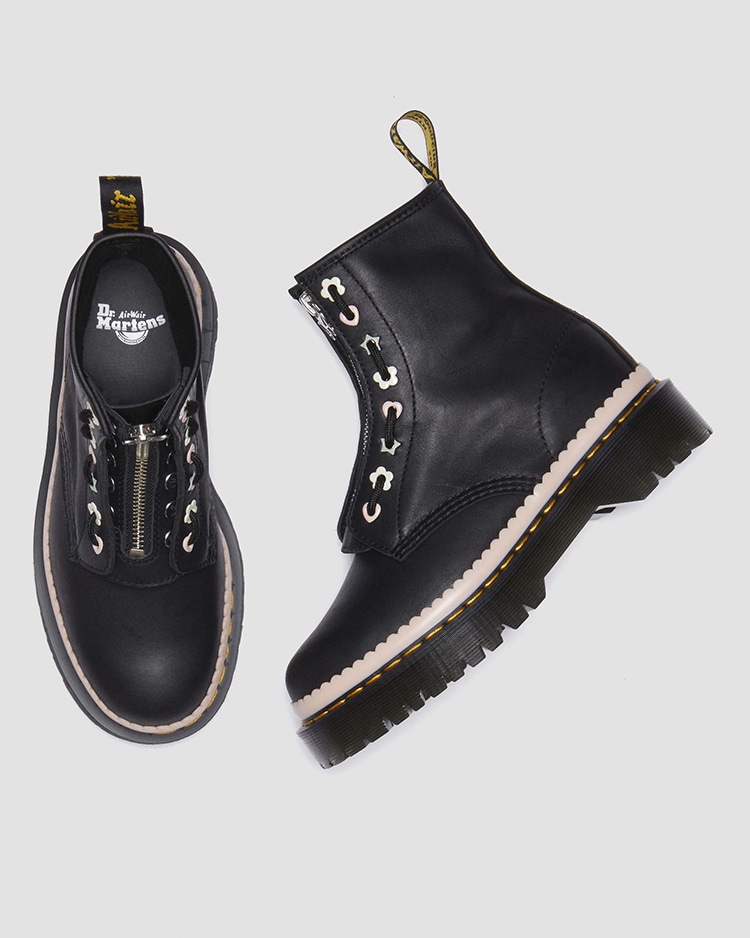 1460 ZIP BEX ホワイトステッチ 8 ホール ブーツ | ドクターマーチン公式オンラインショップ｜Dr.Martens