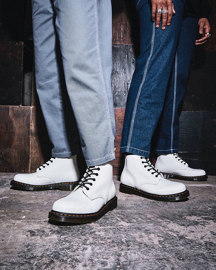 101 イエローステッチ 6 ホール ブーツ ドクターマーチン公式オンラインショップ Dr Martens