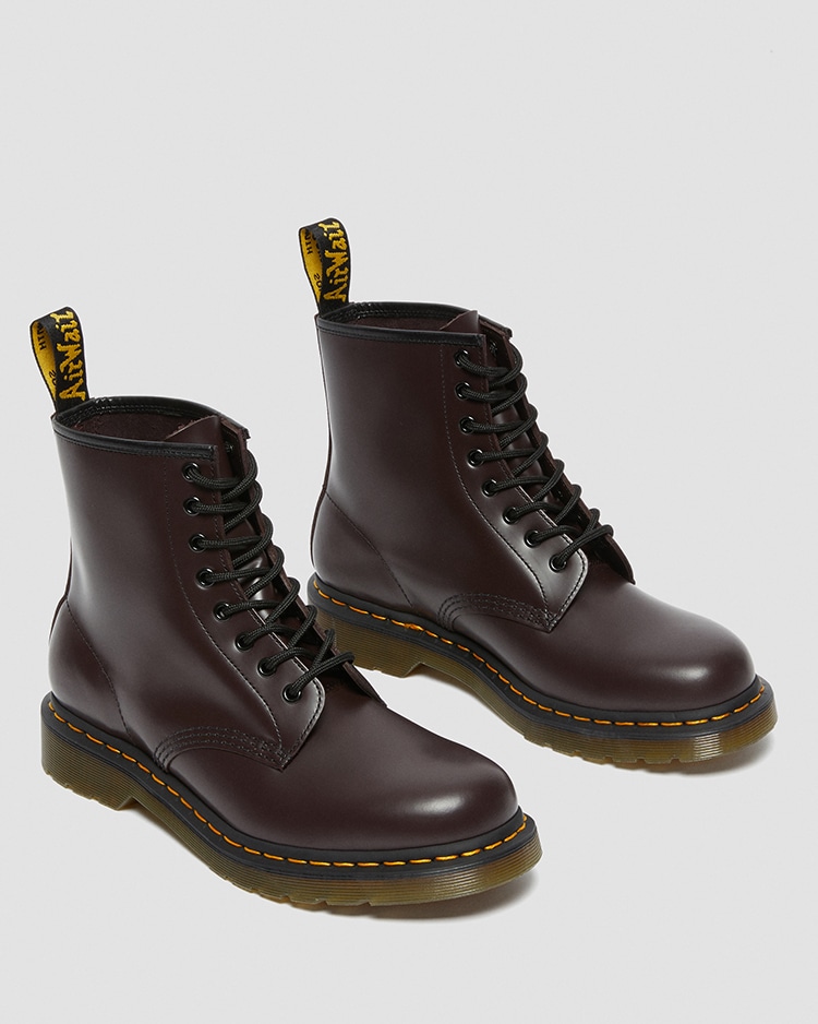 睦月22cm台新品 DR. MARTENS UK3 チェルシーブーツ チェリーレッド