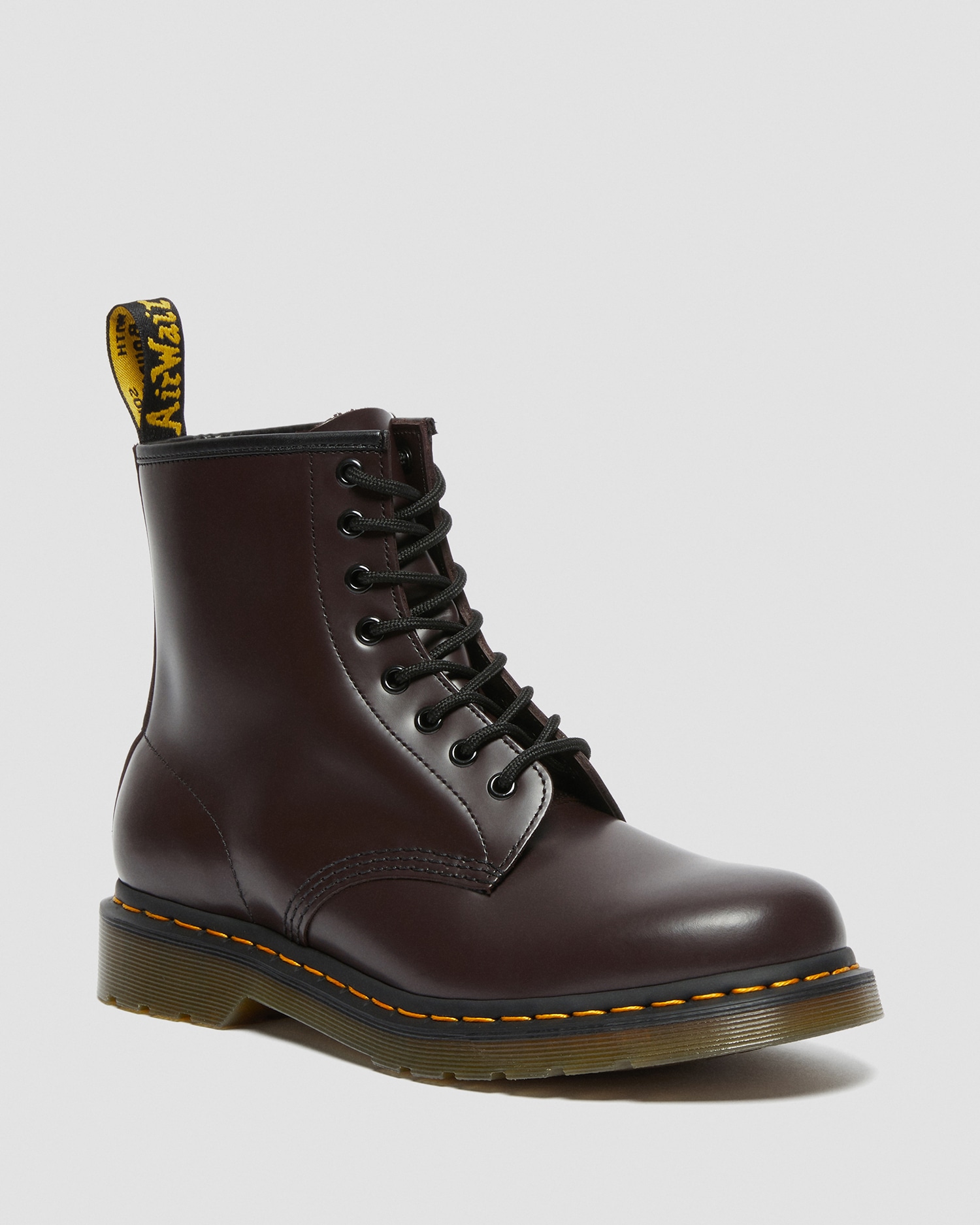 Dr.Martens 8ホール ミドルブーツ  サイドジップ  バーガンディーシューズ丈ミドル