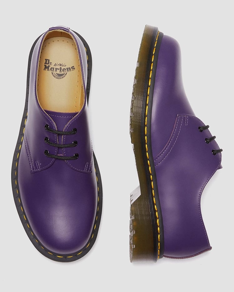 Dr.Martens マーチンMIE 1461 スエード3ホールパープル UK6-