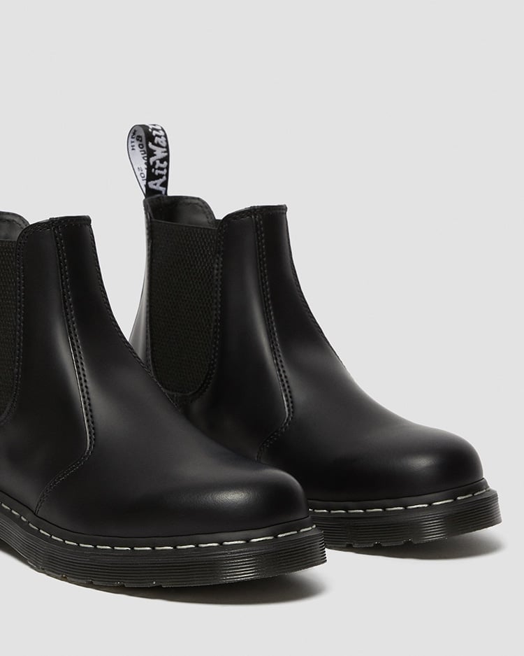 サイドゴアブーツDr.Martens 2976 WS UK５　チェルシーブーツホワイトステッチ