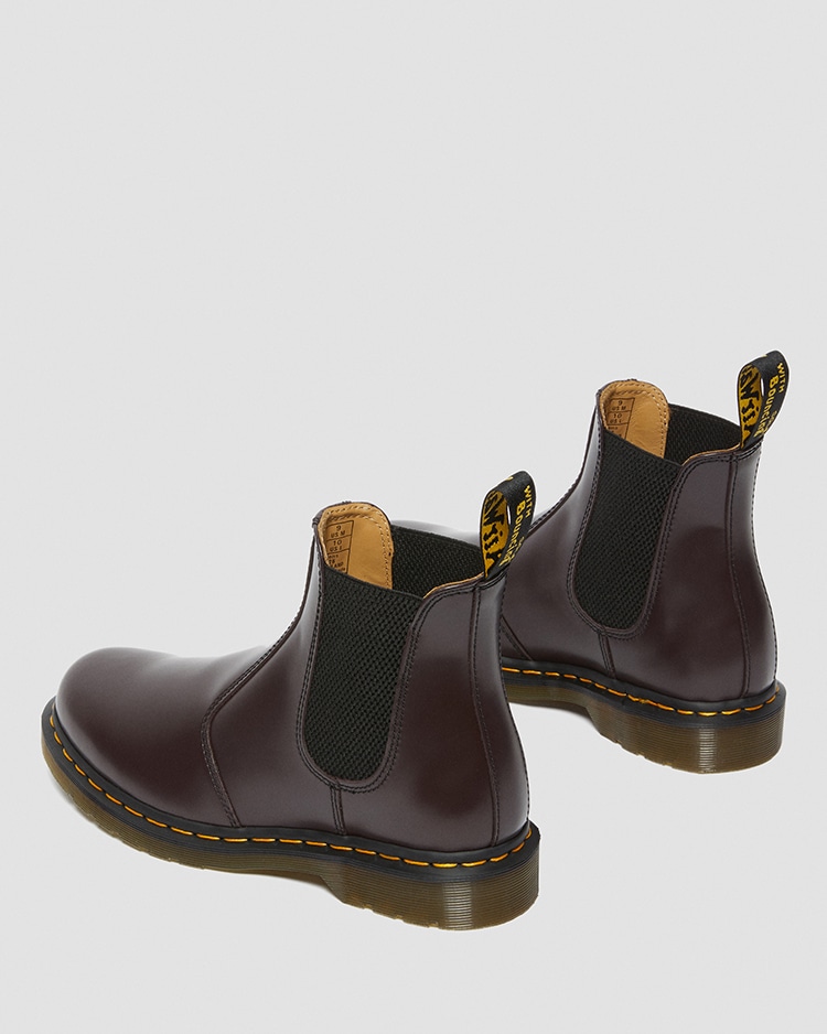 Dr.Martens 2976 YS チェルシー ブーツ バーガンディ-