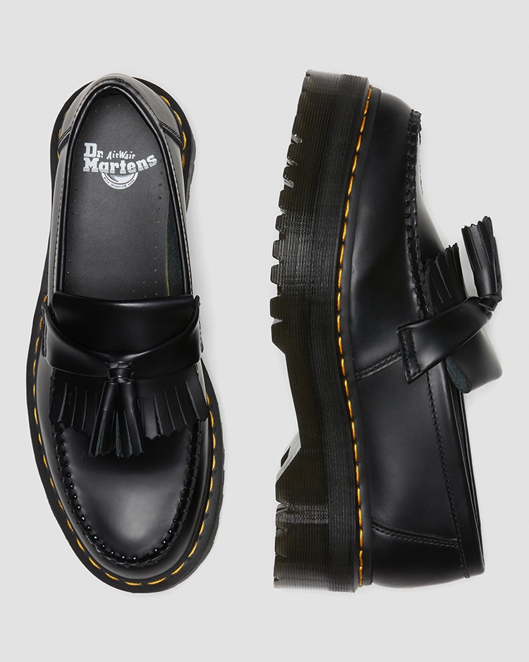 DR.MARTENS ADRIAN タッセルローファー UK4 ブラック - ローファー/革靴