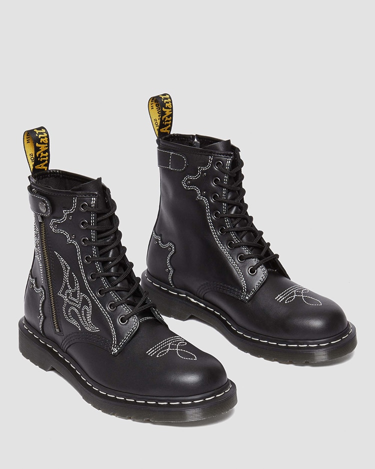 23cmUK4Dr.Martens 1460 8ホール　ブーツ　ドクターマーチン　23 黒