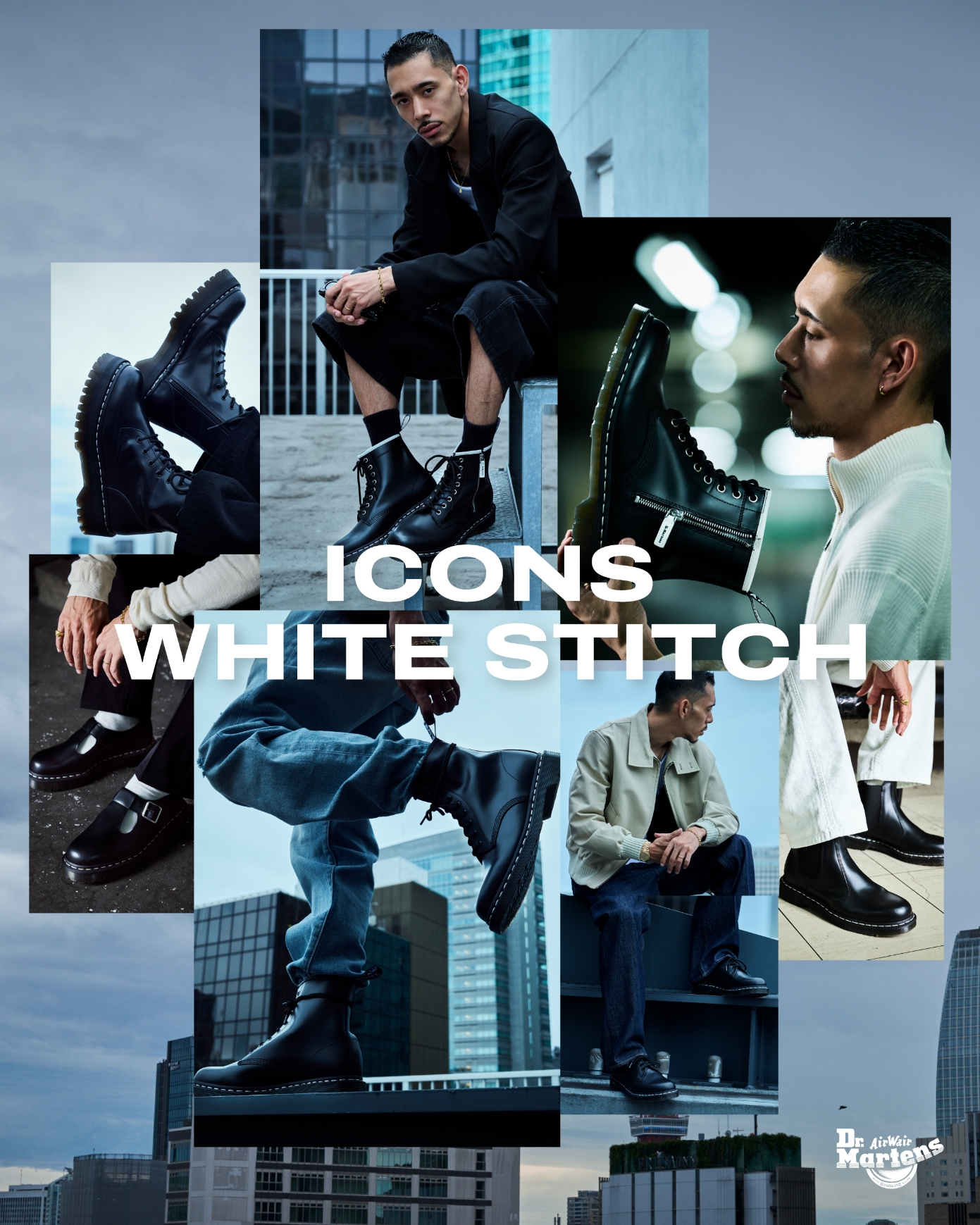 ICONS WHITE STITCH