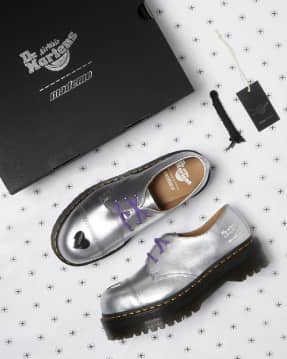 1461 MADEME SILVER ALUMIX LEATHER