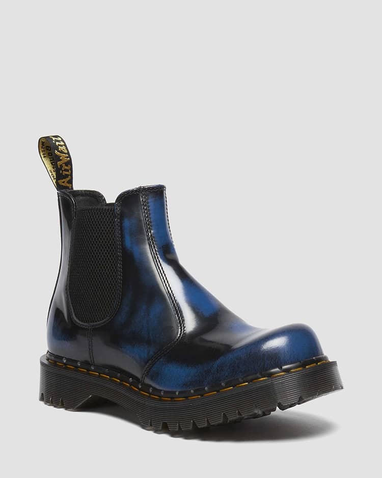 MIE 2976 チェルシー ブーツ(BLACK+DMS BLUE)