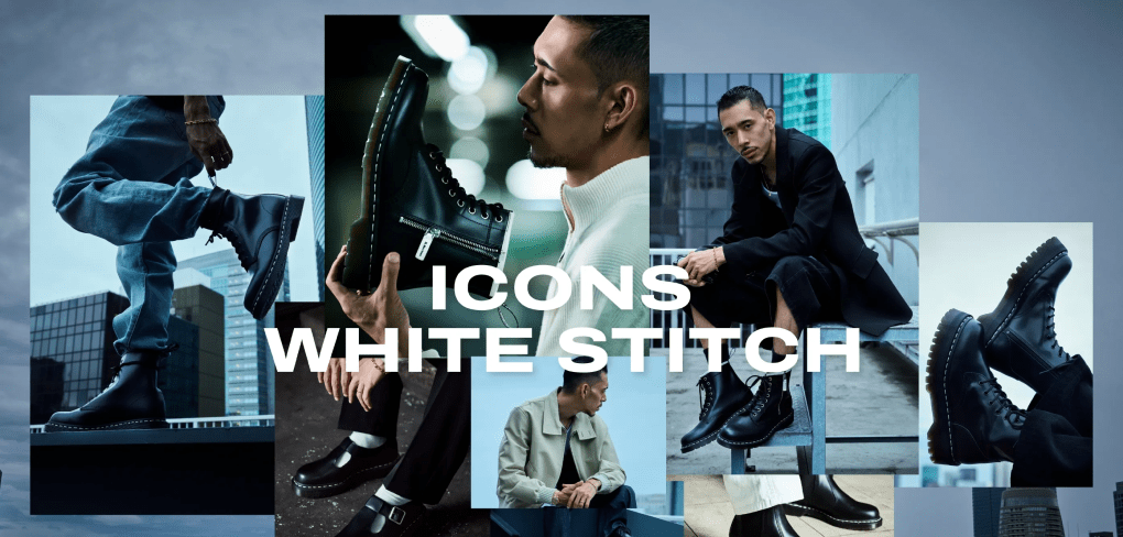 ICONS WHITE STITCH