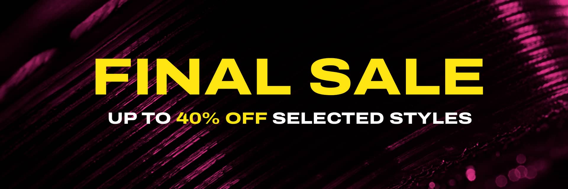 最大40%OFFファイナルセール開催中