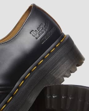 1461 QUAD MADEME BLACK VINTAGE SMOOTH LEATHER