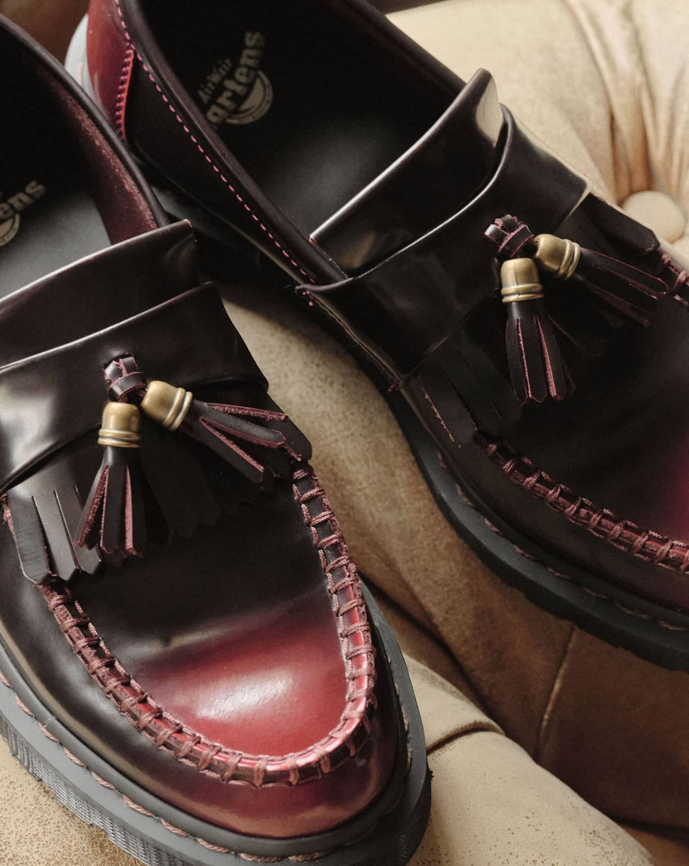 Dr.Martens ADRIAN チェリーレッド UK6 ドクターマーチン AW26 ARCADIA