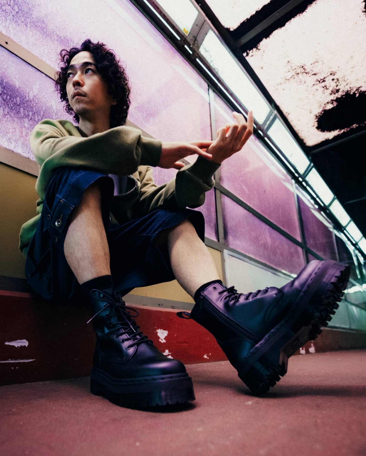 Dr Martens◆スムースレザーウィークエンダーバッグ Dr Martens◇スムースレザーウィークエンダーバッグ (Dr.Martens