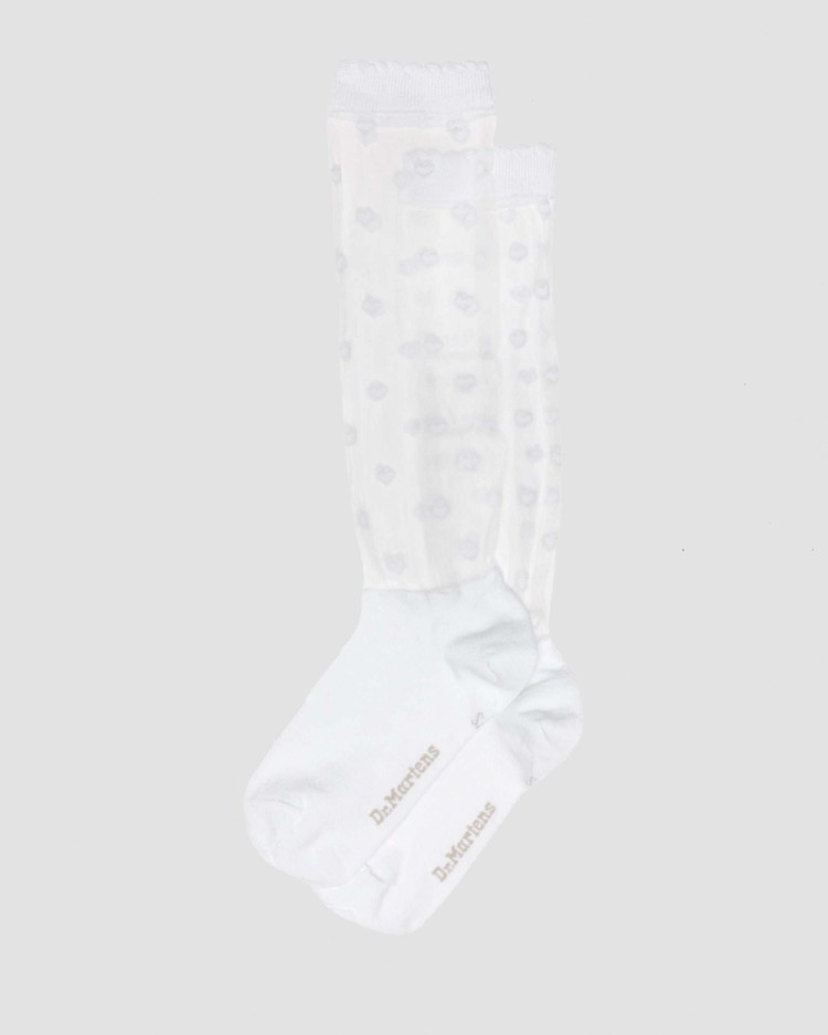 ショート ハート メッシュ ソックス