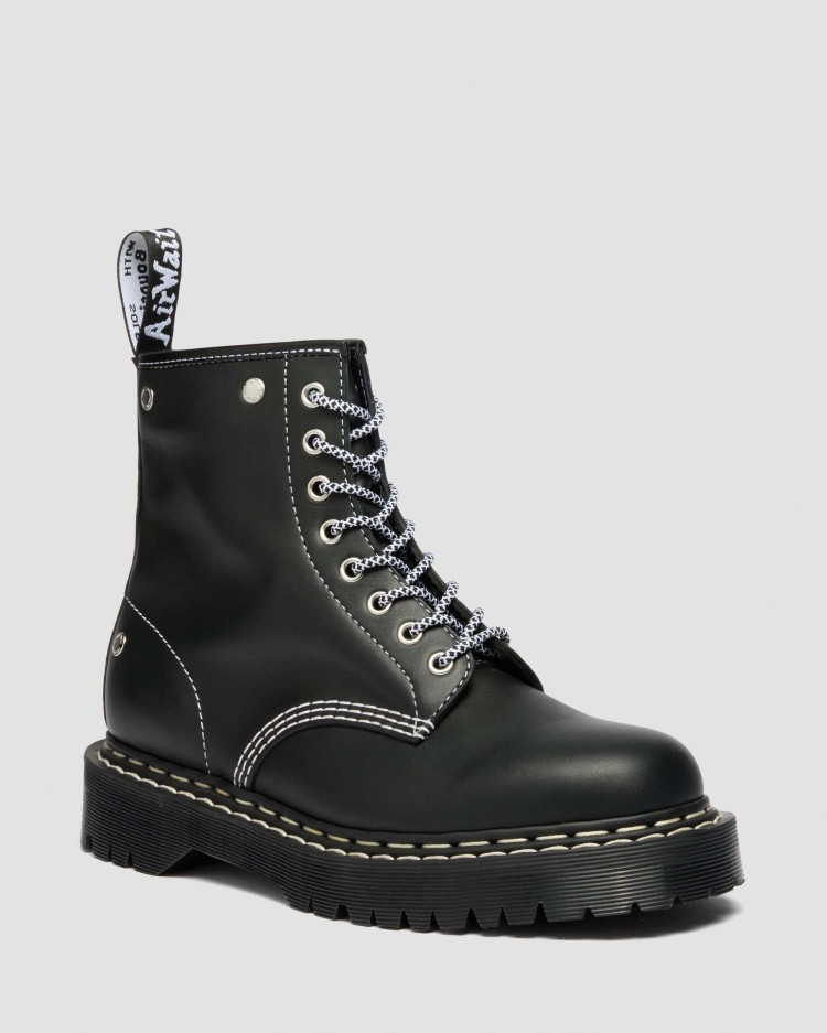 1460 BEX ホワイトダブルステッチ 8 ホール ブーツ