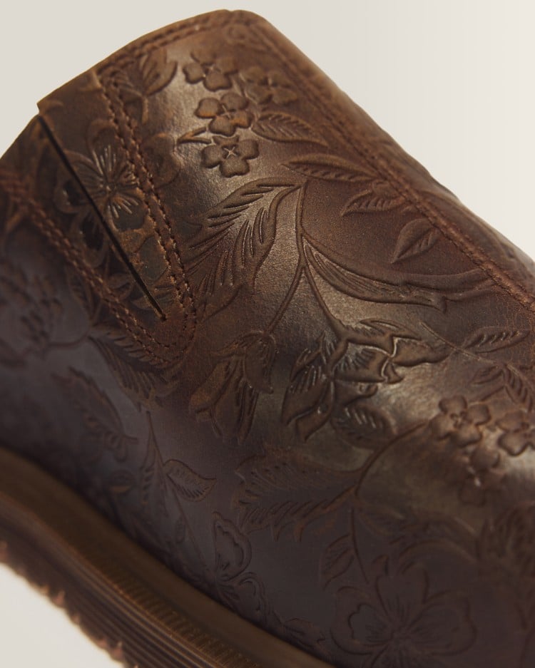 SAN MULE EMBOSS FLORAL ミュール image number 2