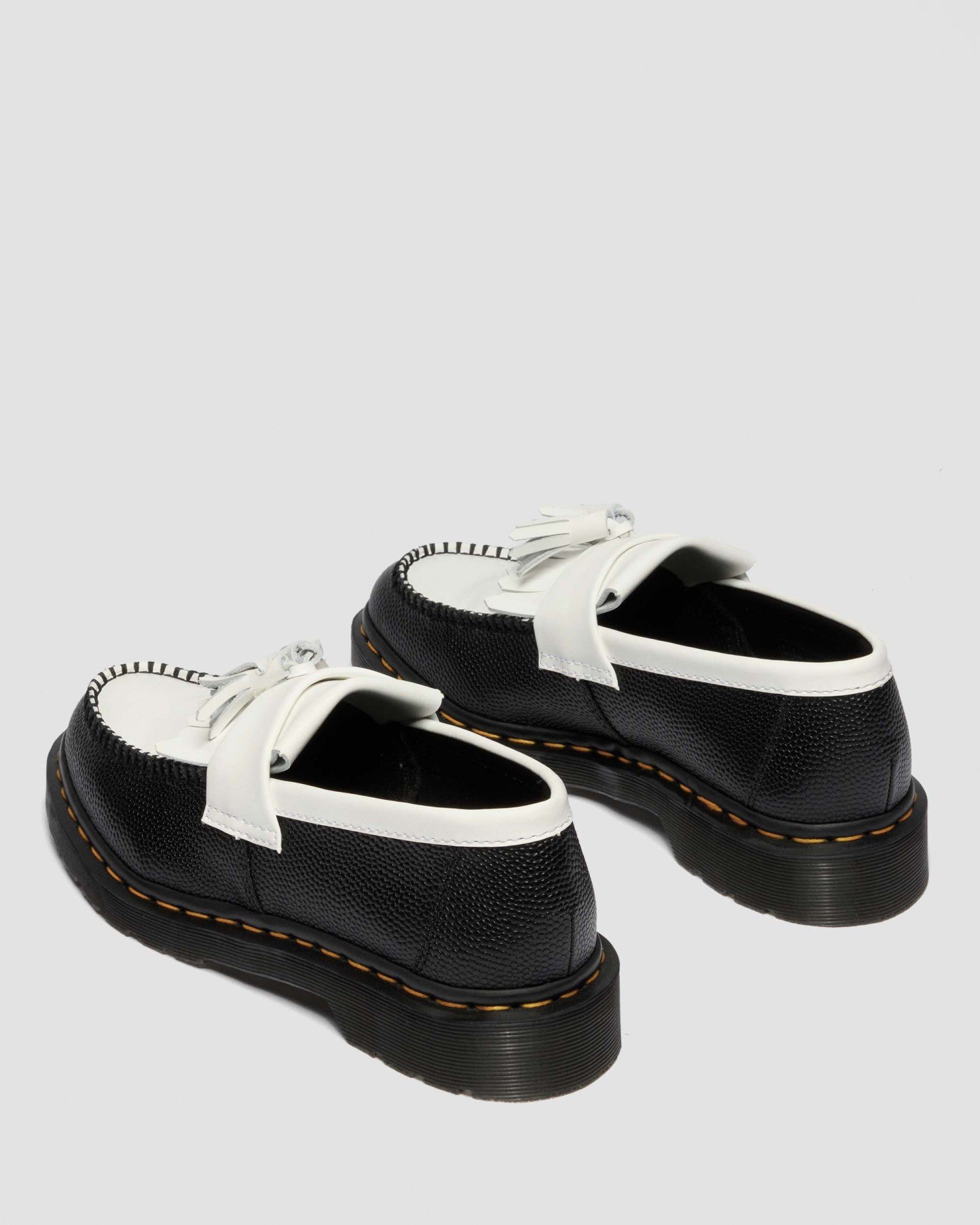 ADRIAN ブラックホワイト ローファー シューズ image number 4