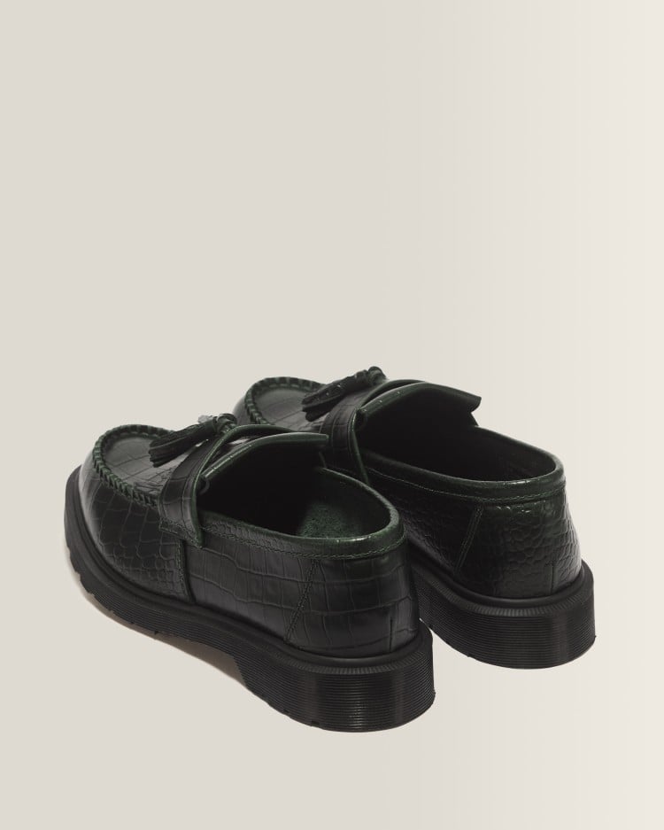 ADRIAN CROC タッセル ローファー image number 5