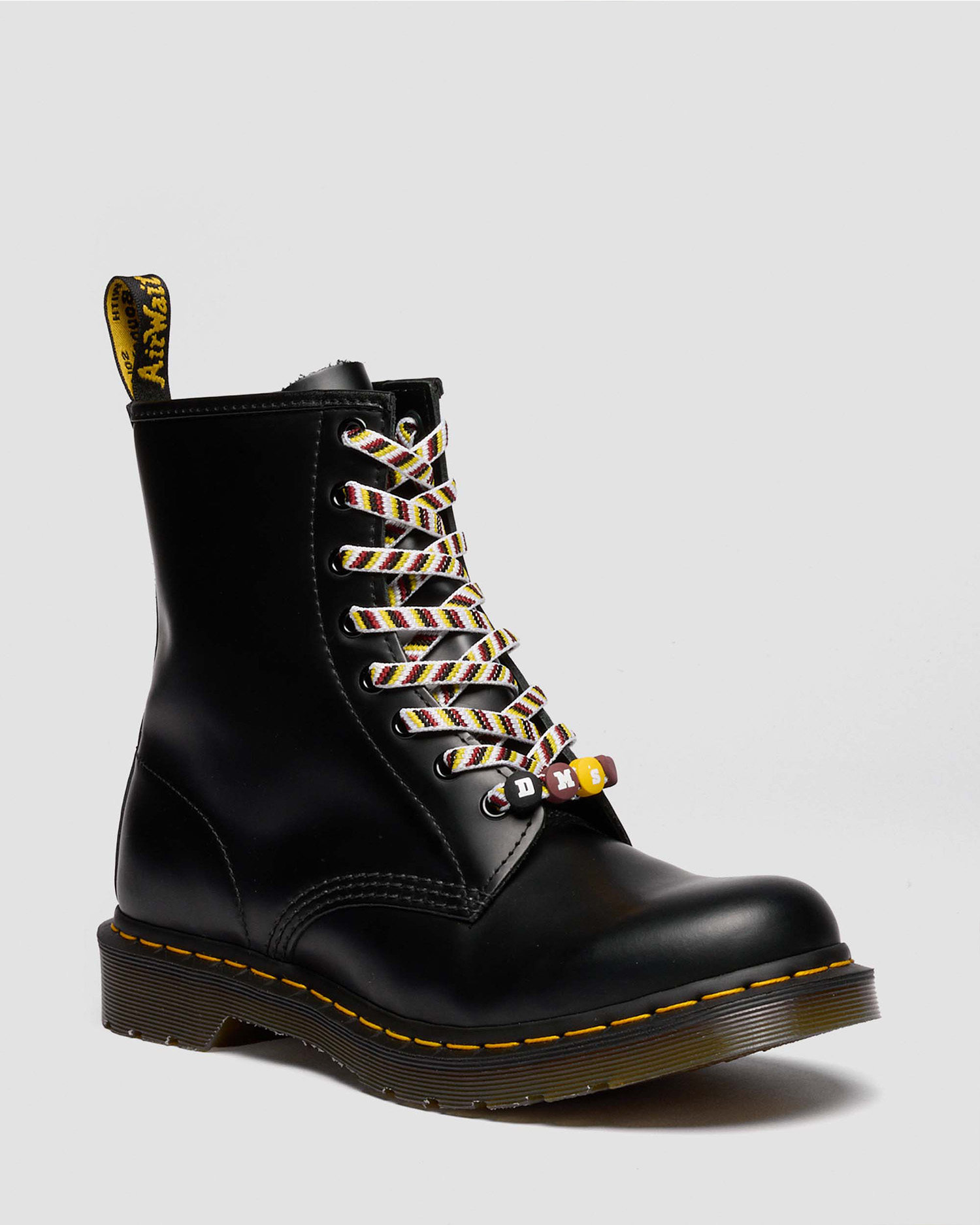 140CM フレンドシップ シューレース(BLACK+MULTI, FREE) image number 1