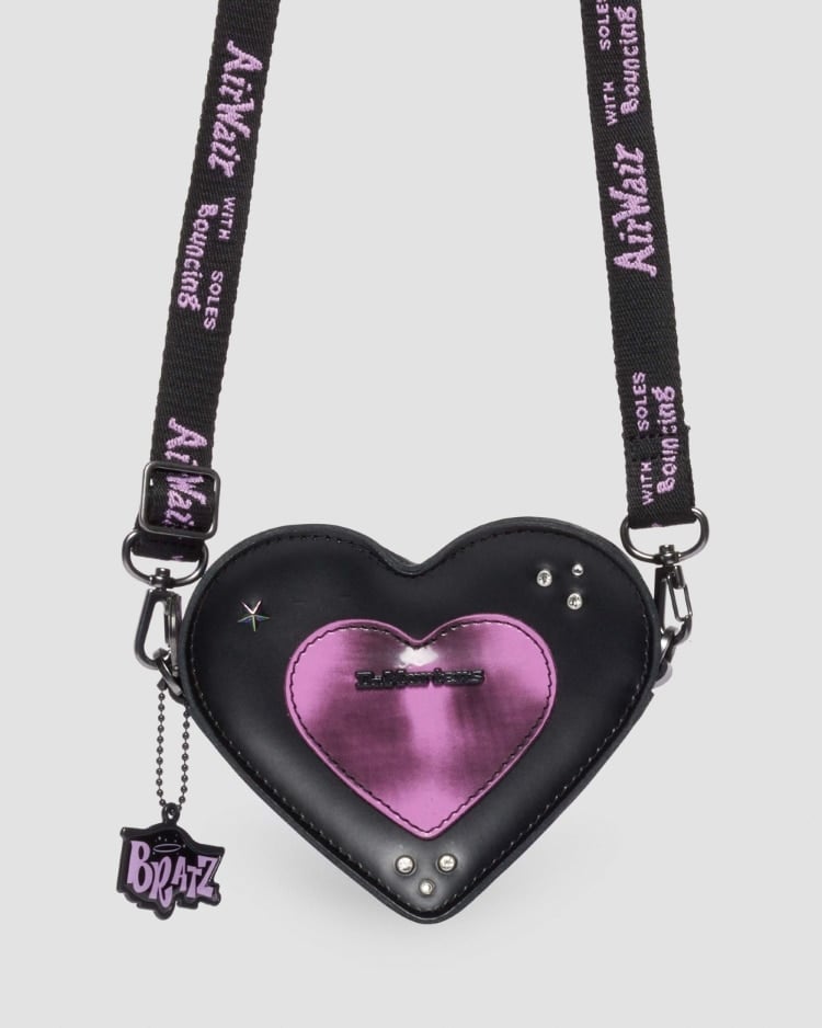 BRATZ マイクロ ハート バッグ(BLACK+BRATZPURPLE, FREE) image number 2