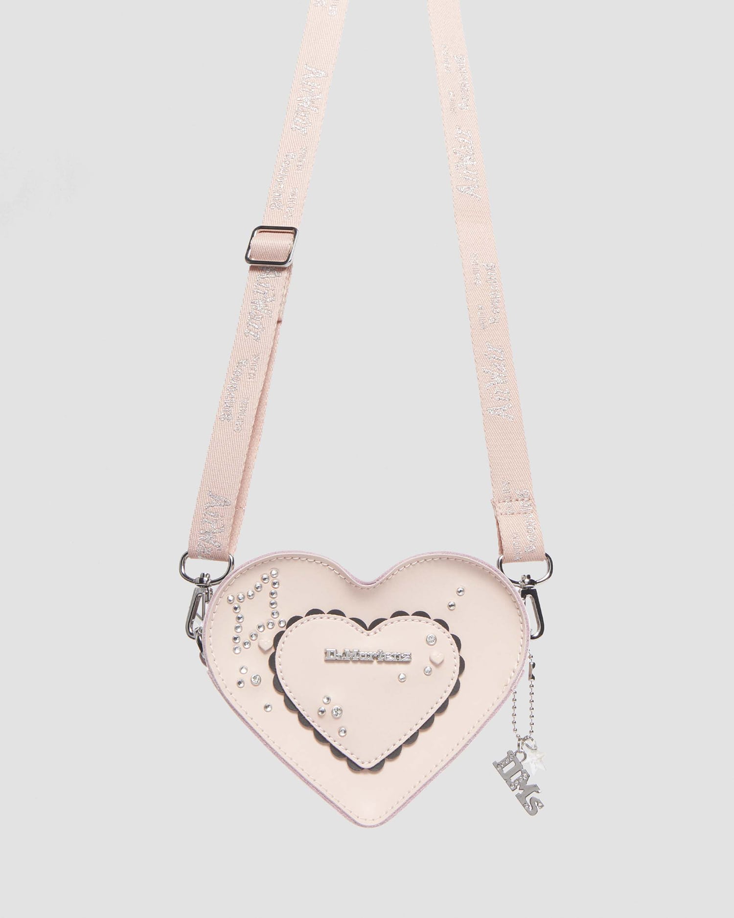 マイクロ ハート バッグ(POWDER PINK+BLACK, FREE) image number 4