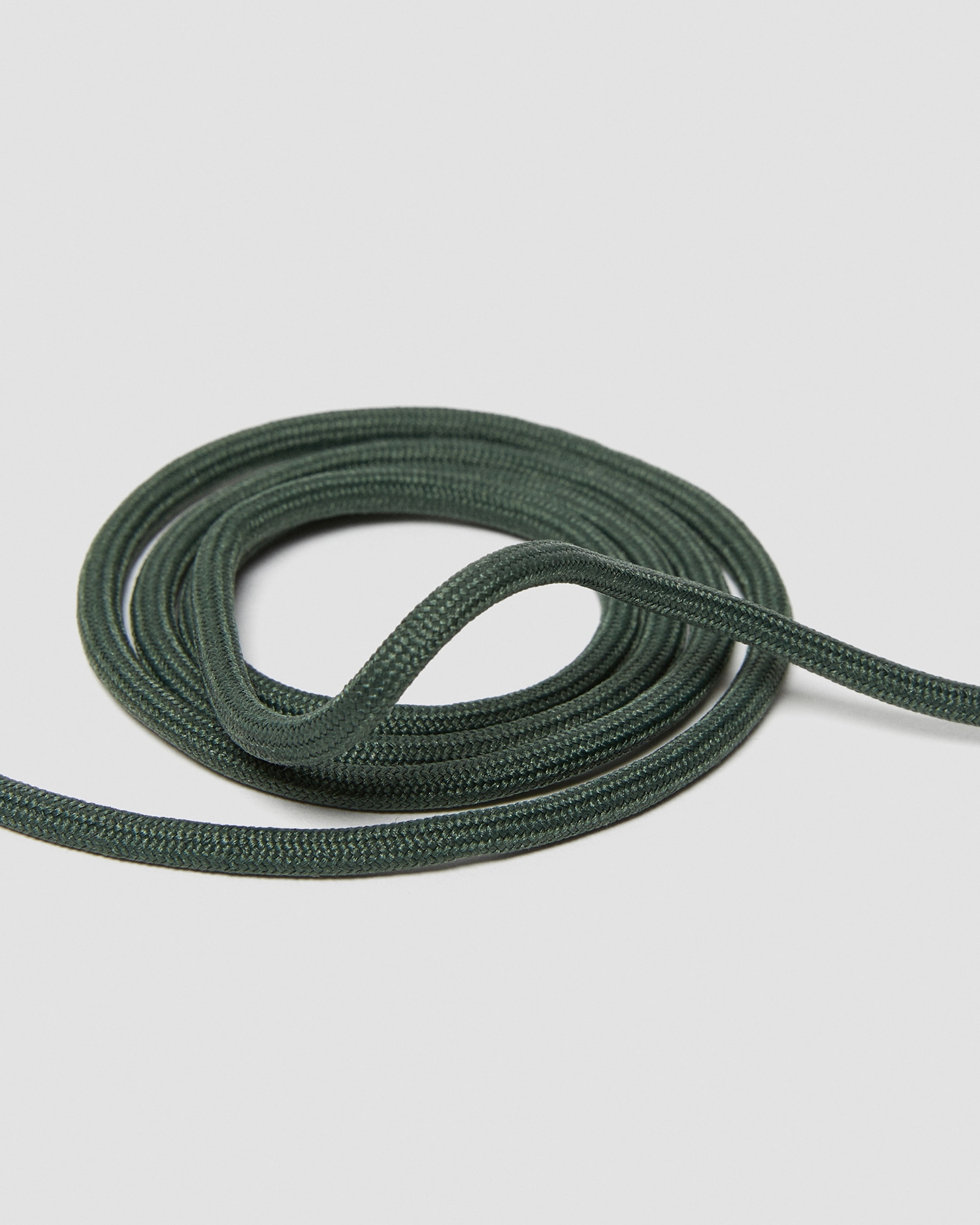 140cm ダークグリーン ラウンド シューレース(DARK GREEN, FREE) image number 1