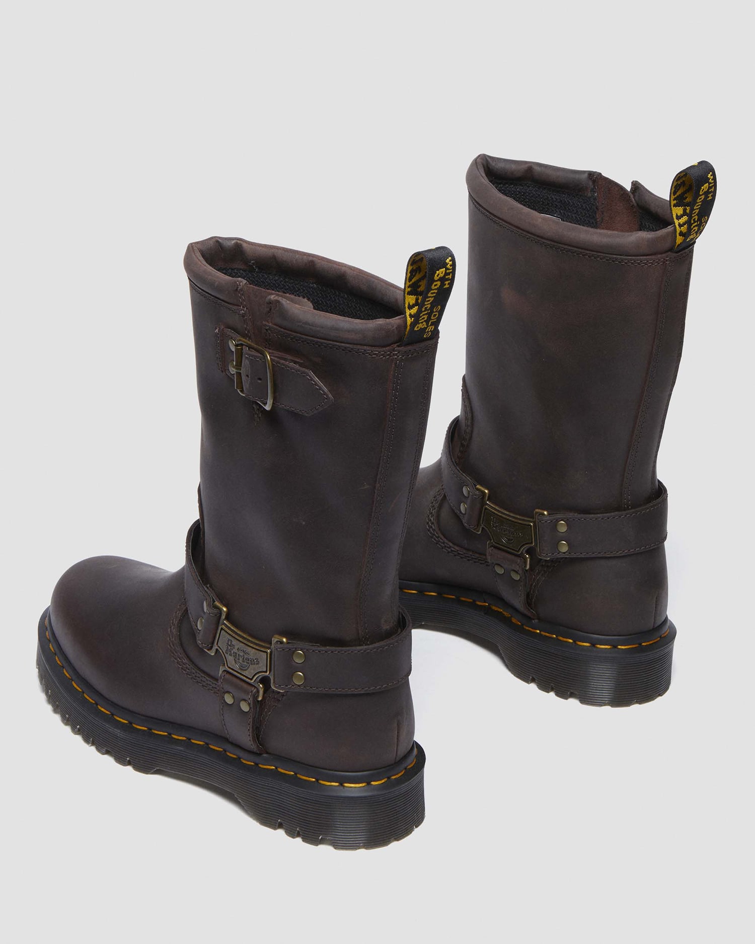 Dr. Martens ANISTONE HI 　UK7 エンジニアブーツ ANISTONE HI プルオン ブーツ