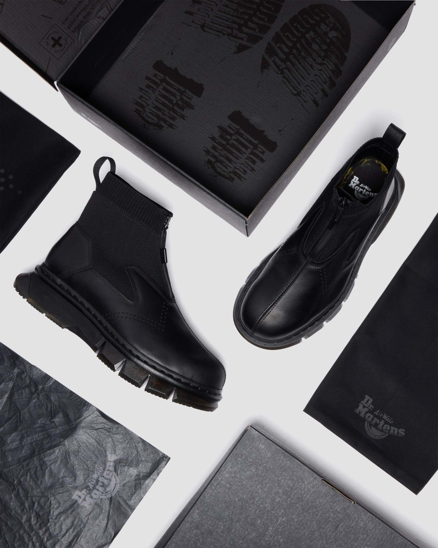 14XX QUBIST ジップ ブーツ image number 10