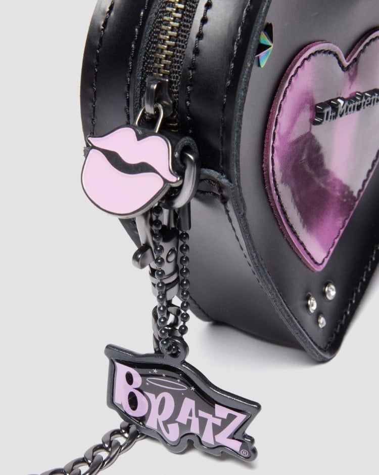 BRATZ マイクロ ハート バッグ(BLACK+BRATZPURPLE, FREE) image number 1