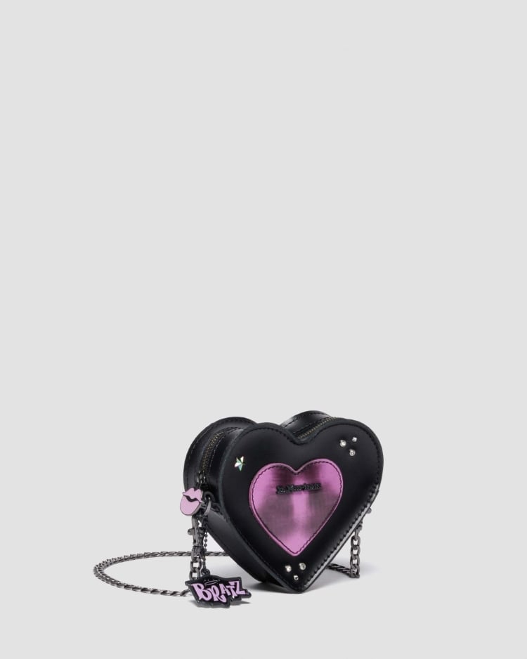 BRATZ マイクロ ハート バッグ(BLACK+BRATZPURPLE, FREE) image number 4