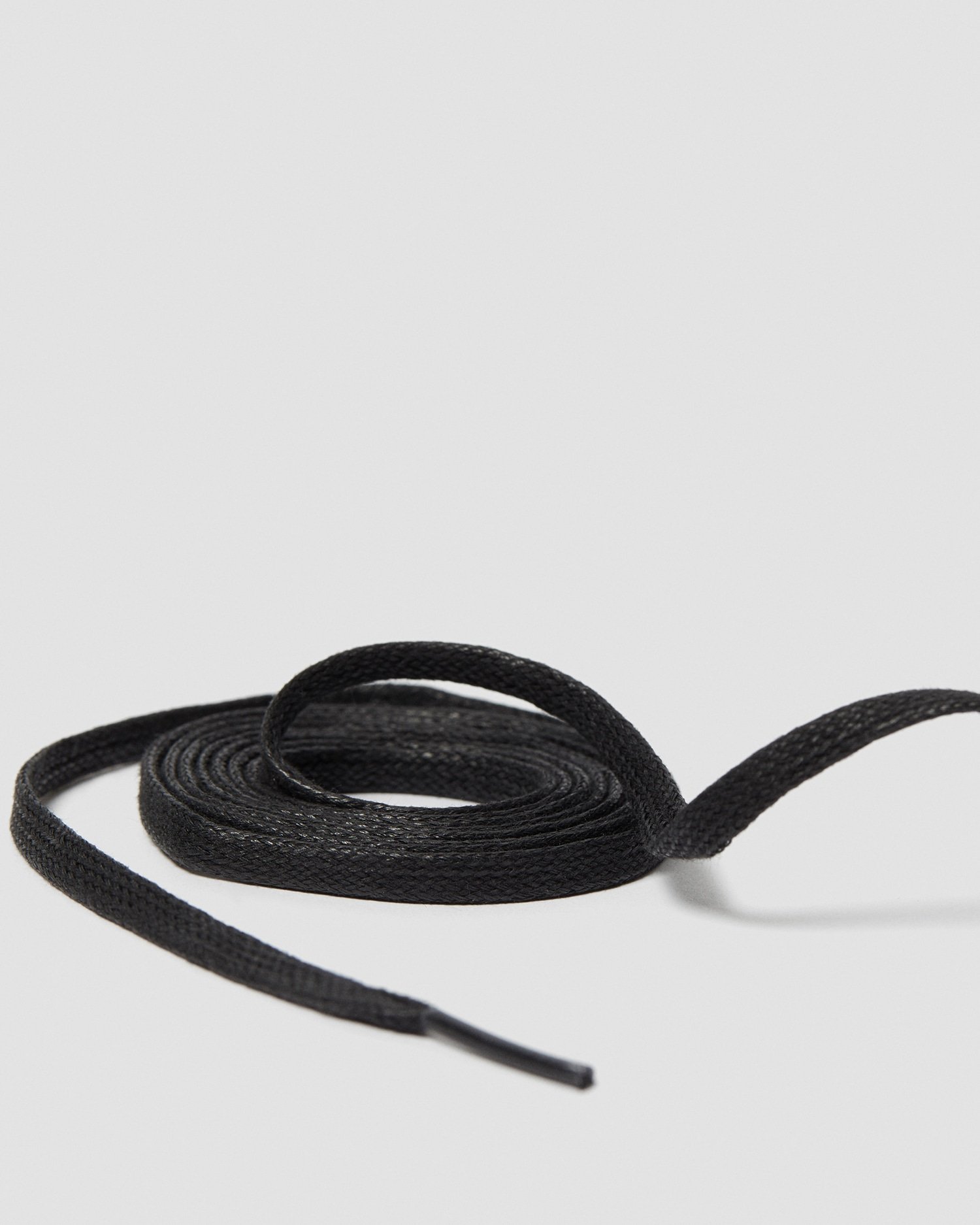 140cm ブラック ワックス シューレース(BLACK, FREE) image number 1
