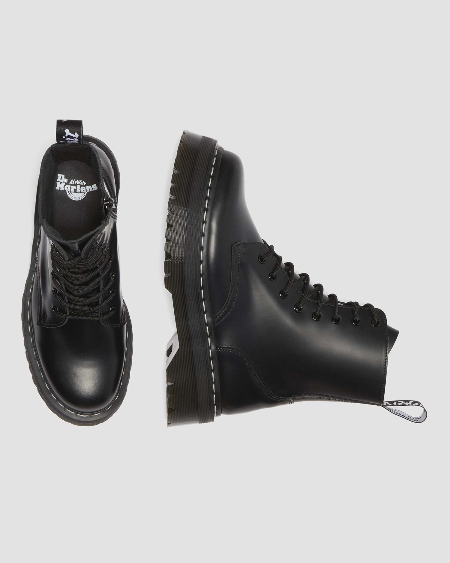 【7 】※ご注意下さいDr.Martens　8ホール　ホワイトステッチ