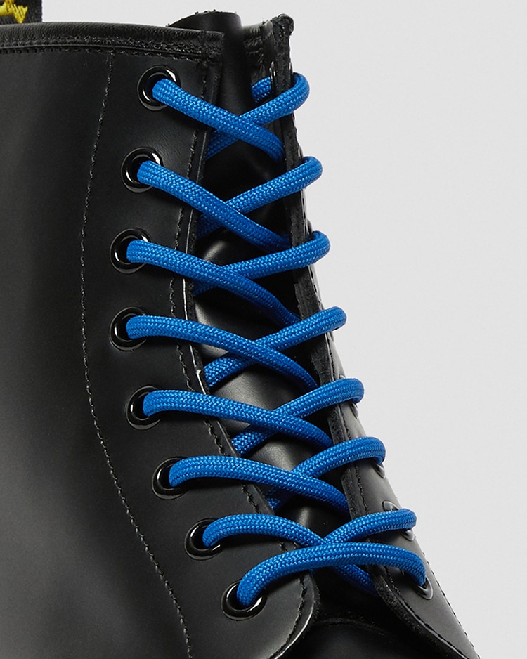 140cm ブルー ラウンド シューレース(BLUE, FREE) image number 0