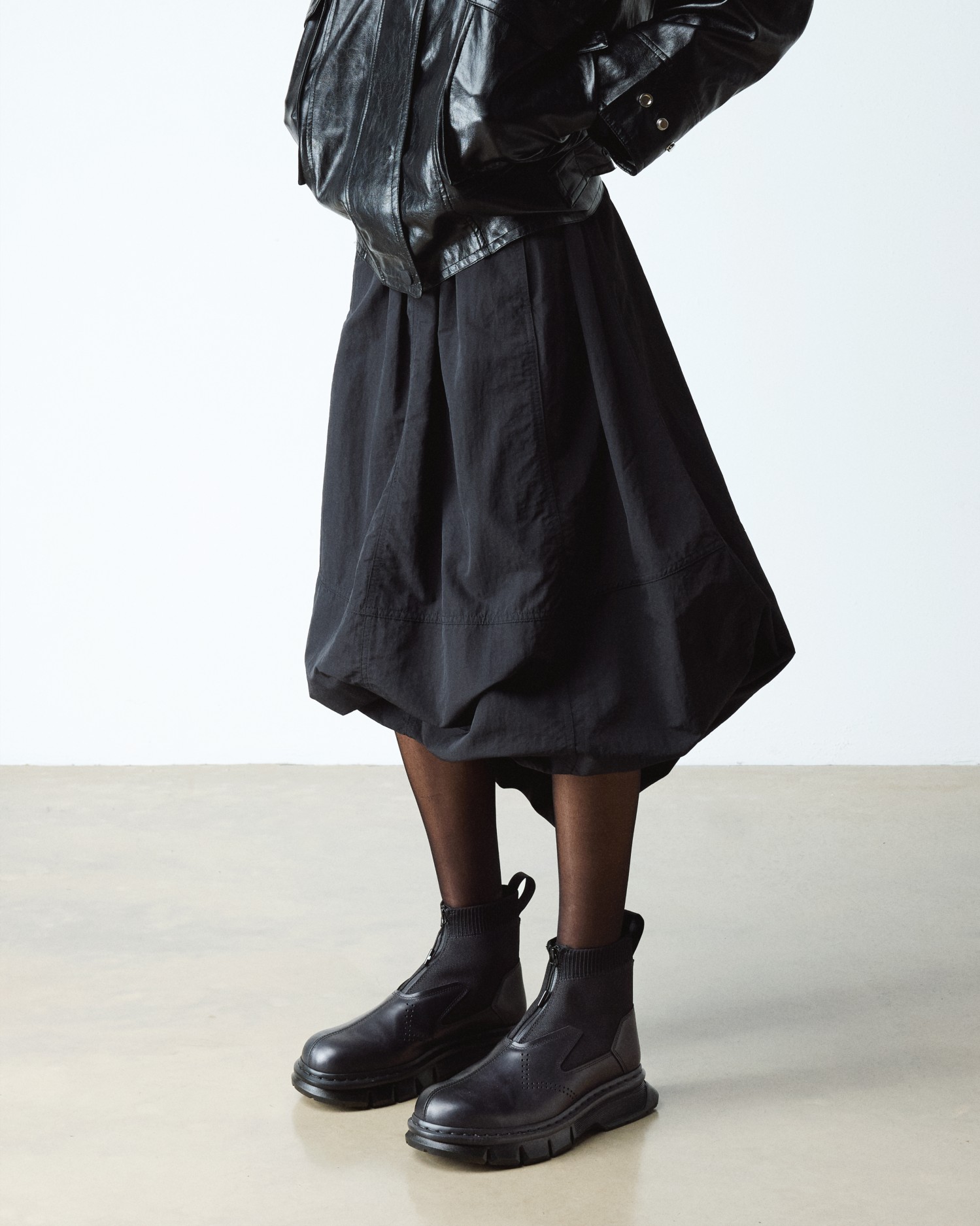 14XX QUBIST ジップ ブーツ image number 2