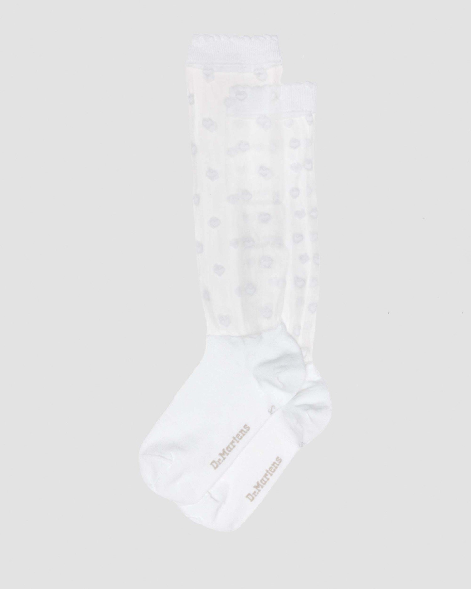 ショート ハート メッシュ ソックス