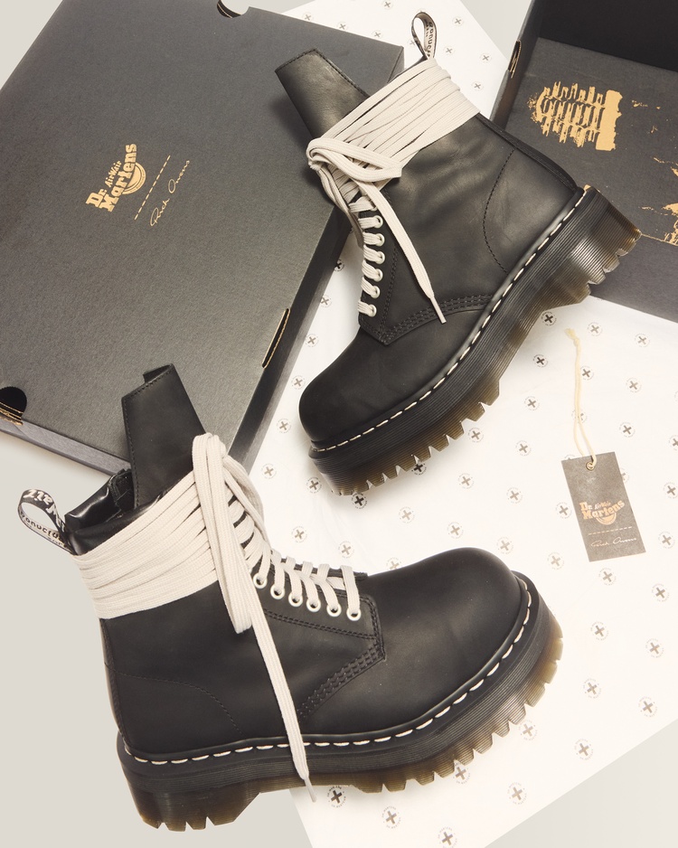 RICK OWENS STEEL TOE QUAD ブーツ