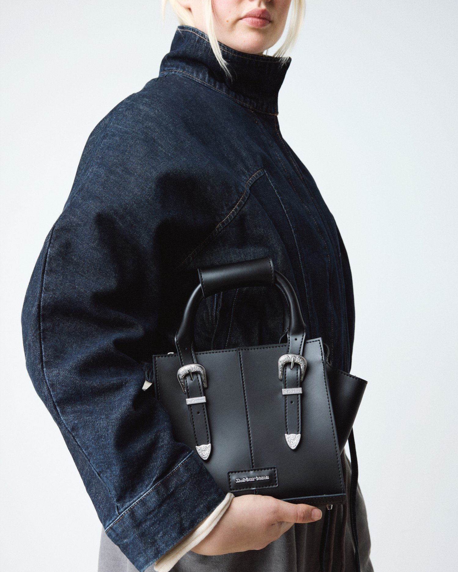 スモール トート バックル バッグ(BLACK, FREE) image number 0