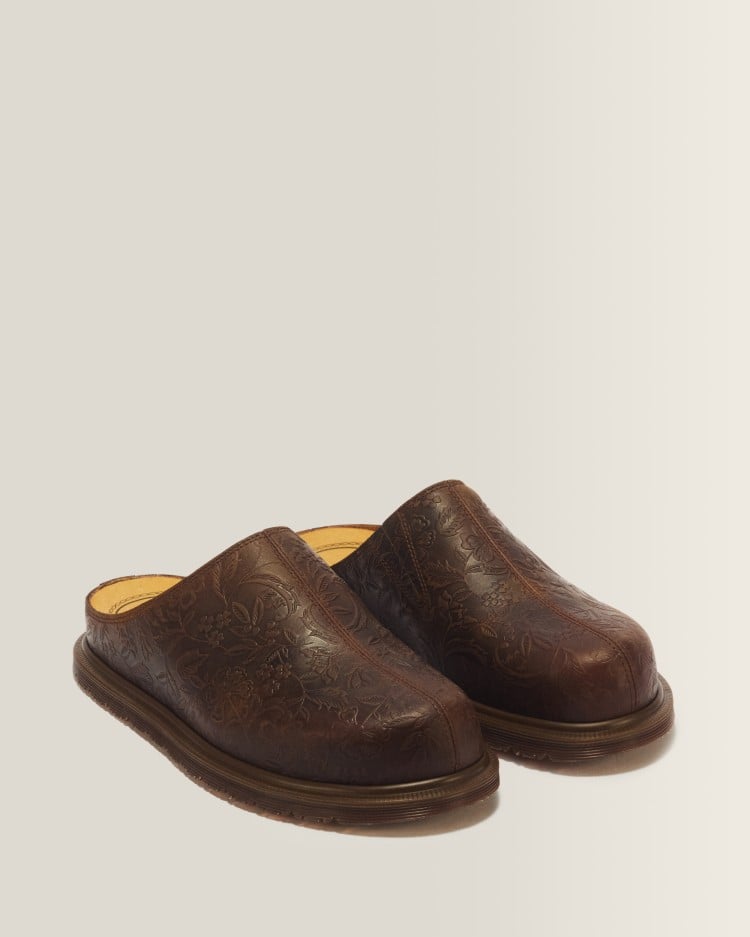 SAN MULE EMBOSS FLORAL ミュール image number 4