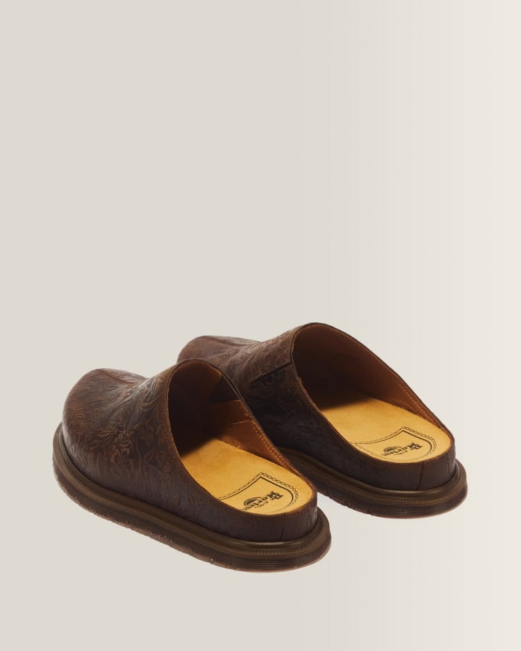 SAN MULE EMBOSS FLORAL ミュール image number 5