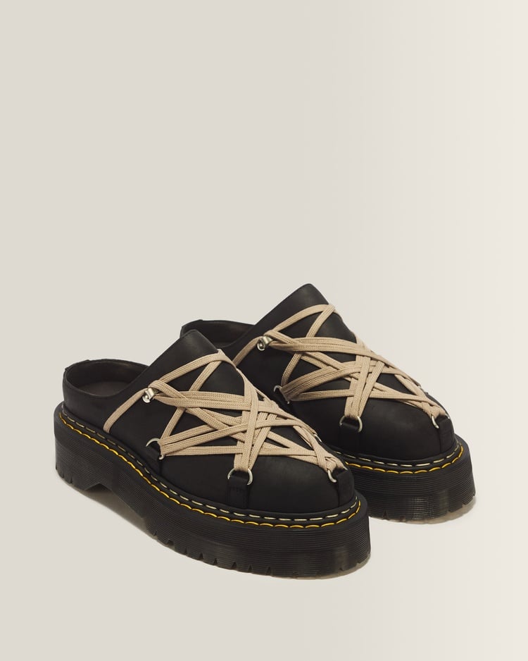 RICK OWENS QUAD MEGALACE ミュール image number 3