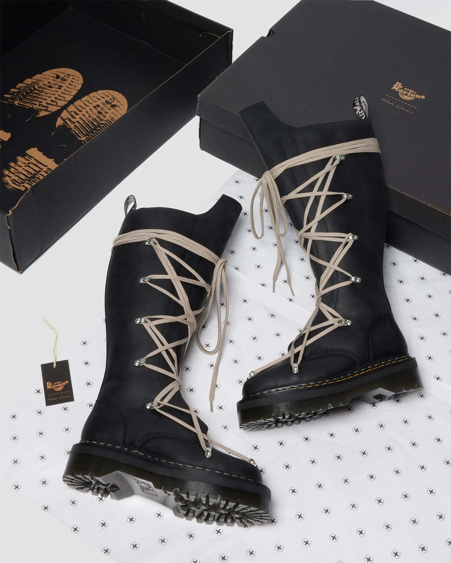 1B60 PENTALACE QUAD RICK OWENS ブーツ image number 8