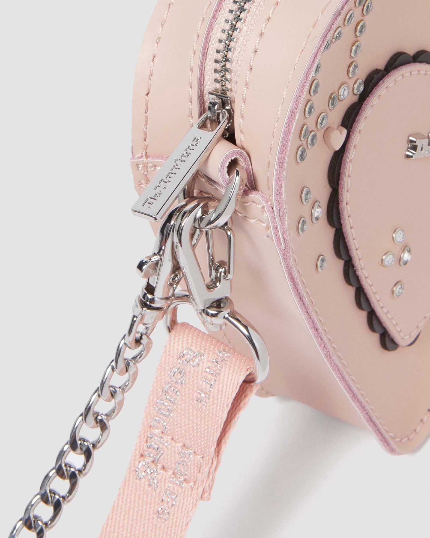 マイクロ ハート バッグ(POWDER PINK+BLACK, FREE) image number 9